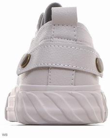 img 4 attached to Sneakers women's white sneakers for girls sports YDX10-03-39 RU 37 WALKFLEX