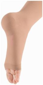 img 1 attached to medi mediven plus 199/200 anti-varicose stockings with silicone bands, class 2, size: 6, length: 72-83 cm, caramel