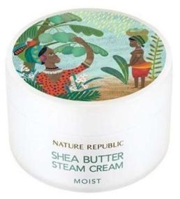 img 2 attached to NATURE REPUBLIC Shea Butter Moist Steam Cream Moisturizing Steam Cream for Face, 100 ml, 175 g
