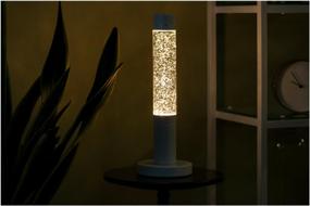 img 2 attached to Lava lamp Amperia Slim White Shine (glitter) (39 cm)