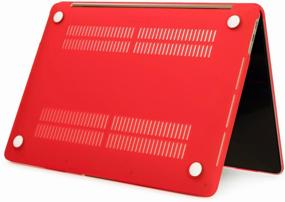 img 2 attached to Case PALMEXX MacCase for MacBook Air 13" (2010-2017) A1369, A1466 /matte red