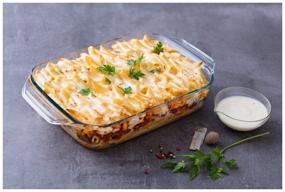 img 2 attached to 🔥 Irresistible Rectangular Roasting and Baking Dish - 39x25cm: Best Quality and Versatility