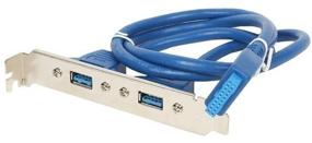 img 3 attached to Cable Gembird 2 x USB 3.0 - 20pin CC-USB3-RECEPTACLE, 0.45 m, blue