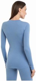 img 3 attached to NORVEG SOFT Thermal set for women blue ash, size S