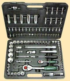 img 4 attached to FORCE 41082R Automotive Tool Set, 108 pcs, black