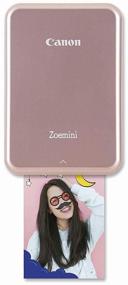 img 4 attached to 🖨️ Canon Zoemini Color Thermal Printer: Compact A6 Design in Pink/Golden for Stunning Prints