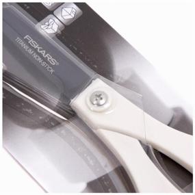 img 4 attached to FISKARS Universal Scissors Titanium Non-Stick 18 cm