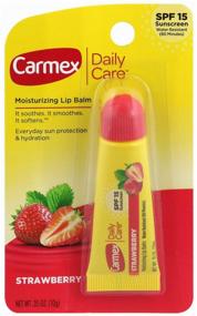 img 1 attached to Carmex Balsam for Lips Strawberry tube