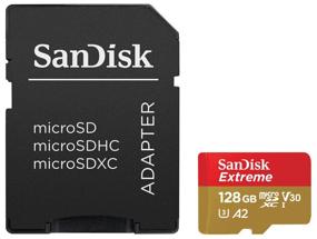 img 1 attached to Карта памяти SanDisk Extreme microSDXC 128GB SD Adapter 160/90MB/s