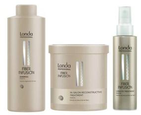 img 1 attached to Londa Professional FIBER INFUSION Revitalizing hair treatment with keratin, 750 ml