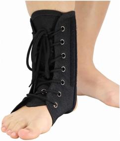 img 4 attached to CRATE Ankle brace F-215, size 6, height 23 cm, black