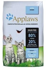 img 4 attached to Dry food for kittens Applaws grain-free, hypoallergenic, with chicken and vegetables 7.5 kg