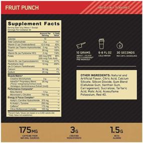img 4 attached to Pre-workout complex Optimum Nutrition Gold Standard Pre-Workout fruit punch 300 g jar 300 pcs.