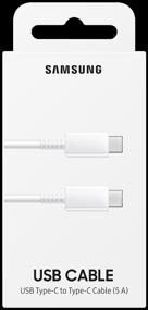 img 1 attached to Samsung USB Type-C cable - USB Type-C (EP-DN975BWRGRU), 1 m, 1 pc. white