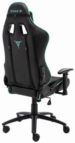 img 4 attached to Gaming chair ZONE 51 Gravity, upholstery: faux leather/textile, color: black/cyan