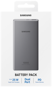 img 4 attached to Portable battery Samsung EB-PЗ300, dark gray