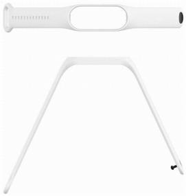 img 2 attached to Silicone Strap for Xiaomi Mi Band 7 Fitness Bracelet White