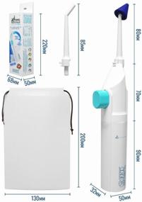 img 1 attached to FFT FFT irrigator, Mouth nasal irrigator, portable mechanical, 50ml, white