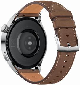 img 3 attached to Smart Watch HUAWEI Watch 3 Classic Wi-Fi NFC, silver/brown leather