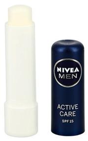 img 2 attached to 🧔 Nivea Active Care SPF 15 Lip Balm for Men