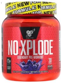img 1 attached to BSN N.O.-Xplode pre-workout complex grapes 555 g can