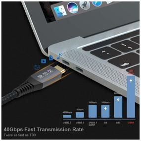 img 3 attached to Кабель USB Type-C (Thunderbolt 4) 5K 60Hz, PD 100W - 1.2 метра