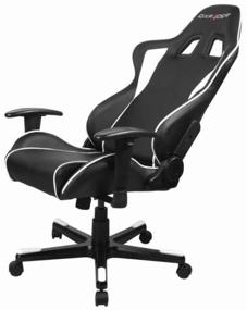 img 2 attached to DXRacer Formula OH/FE08 Gaming Chair: Imitation Leather, Black/White - Ultimate Gamer's Throne