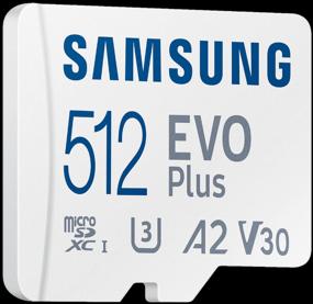 img 4 attached to MicroSDXC 512GB Samsung Class 10 Evo Plus U3 (R/W 130 MB/s) SD Adapter