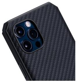 img 3 attached to Pitaka MagEZ Pro 2 Case (KI1201PP) for iPhone 12/12 Pro (Black/Grey)