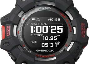 img 1 attached to CASIO G-Shock GBD-100-1 Quartz Wrist Watch, Alarm Clock, Vibrating, Time Setting Application, Calorie Monitoring, Pedometer, Countdown Timer, Waterproof, Shockproof, Shockproof, Display Backlight, Black