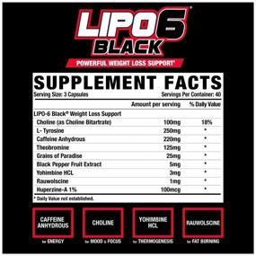 img 4 attached to 💊 Nutrex Lipo-6 Black, 120 capsules