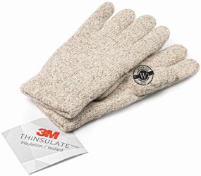 img 3 attached to Winter woolen gloves "Hoarfrost" with 3M™ Thinsulate insulation, size 10
