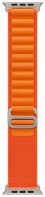 img 1 attached to 🍏 Apple Watch Ultra 49mm Titanium Case Cellular - Titanium/Orange Alpine Loop