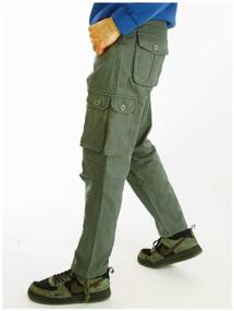img 4 attached to Trousers Modniki - khaki, M-48 / men's insulated cargo pants