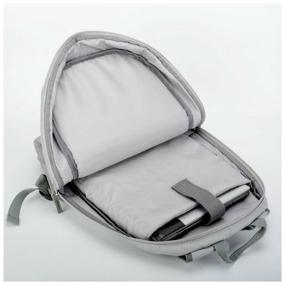 img 2 attached to Backpack for laptop 15.6 inches SEASONS universal MSP014, gray