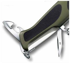 img 4 attached to Нож многофункциональный VICTORINOX Ranger Grip 179 зеленый/черный