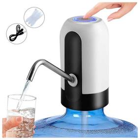 img 3 attached to Cordless electric water pump, automatic bottled water dispenser with battery