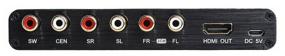 img 2 attached to Signal Separator PALMEXX HDMI Audio Extractor 5.1CH (SW, CEN, SR, SL, FR, FL) AUX 3.5mm, 4K (2160p), 3D, Dolby