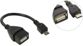 img 1 attached to Переходник/адаптер Atcom USB - microUSB OTG (AT3792), 0.1 м, черный