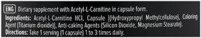 img 1 attached to Maxler Acetyl L-Carnitine EU, 100 шт.