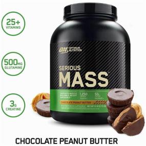 img 3 attached to Gainer Optimum Nutrition Serious Mass, 2720 g, chocolate and peanut butter