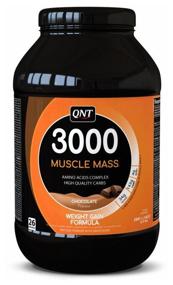 img 3 attached to Гейнер QNT 3000 Muscle Mass, 4500 г, шоколад