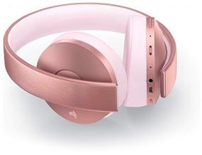 img 3 attached to Sony Gold wireless headset for PS4 (CUHYA-0080) rose gold