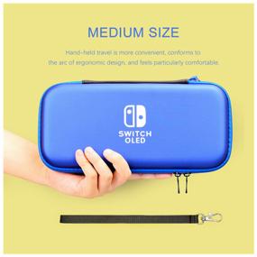 img 3 attached to Protective Case/Bag for Nintendo SWITCH OLED HORI (NSW-086C) Blue