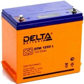 img 2 attached to Аккумуляторная батарея DELTA Battery DTM 1255 L 12В 55 А·ч