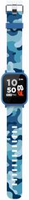 img 3 attached to 📱 Canyon CNE-KW33: Blue Camouflage Children's Smart Watch for Active Kids