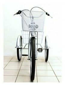 img 4 attached to Tricycle for adults IZH-BIKE Farmer (Farmer) 24" Silver
