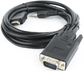 img 4 attached to Splitter Cablexpert HDMI - VGA / mini jack 3.5 mm (A-HDMI-VGA-03-6), 3 m, black