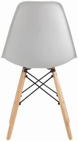 img 4 attached to Chair STOOL GROUP Style DSW, metal, color: light gray