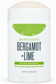 img 4 attached to 🍃 Schmidt's Bergamot and Lime Deodorant Stick: Long-lasting Freshness in 50ml/75g Size